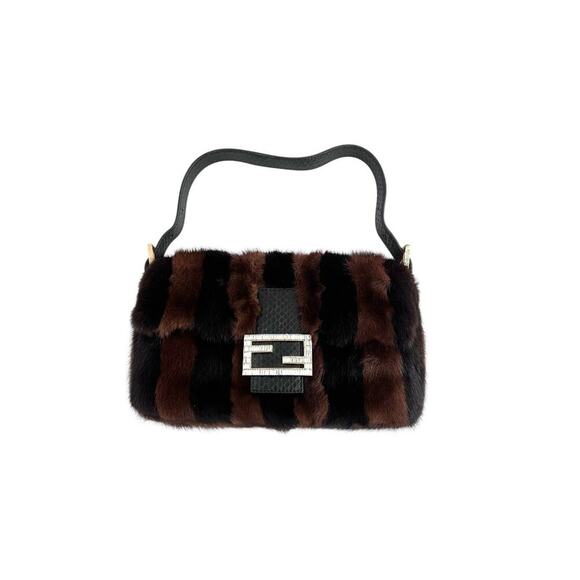 Fendi Handbags - Fendi Mink stripes baguette